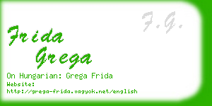 frida grega business card